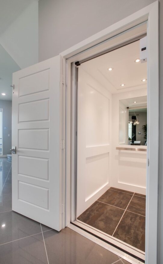 Shakerwithmirror Residential Elevator Shaft built in Las Vegas